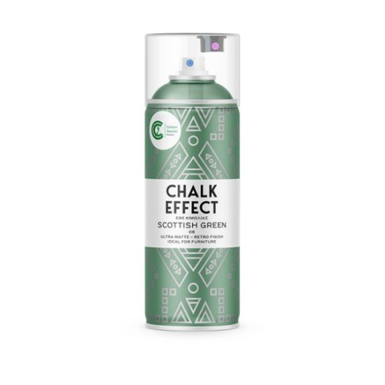 Cosmos Lac Chalk Effect Χρώμα Κιμωλίας Scottish Green No.08 400ml