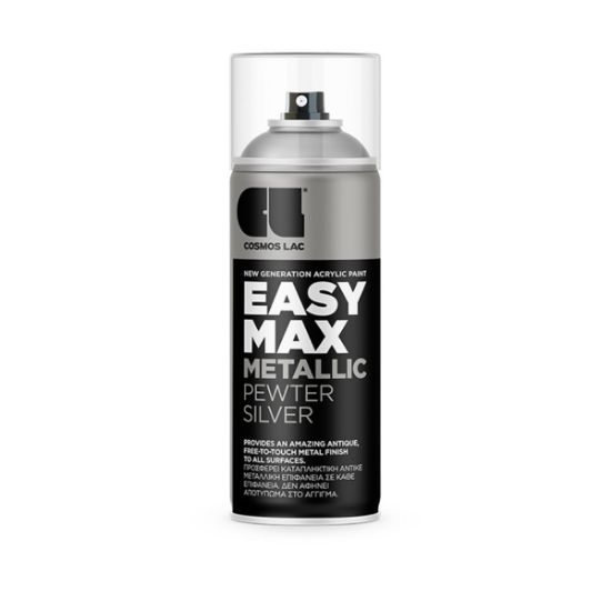 ΣΠΡΕΥ EASY MAX 400ml  METALLIC SILVER No900©