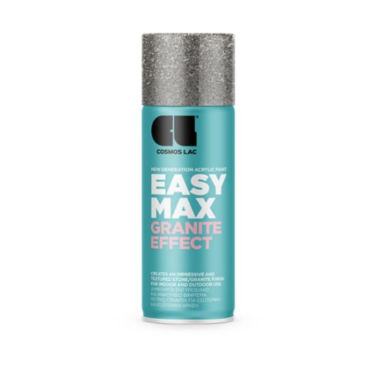 Cosmos Lac Σπρέι Easy Max Granite Effect Grey Γκρι No.930 400ml