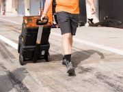 DeWALT Tower Mclaren DWST60452-1 Βαλίτσα Εργαλείων Πλαστική με Ταμπακιέρα Αδιάβροχη Τροχήλατη