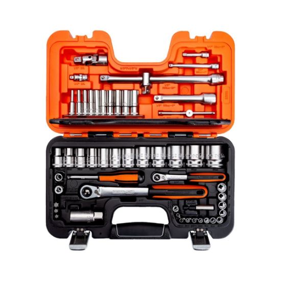 Bahco S560 Καρυδάκια Κασετίνα Σετ 1/4-1/2 56τεμ.