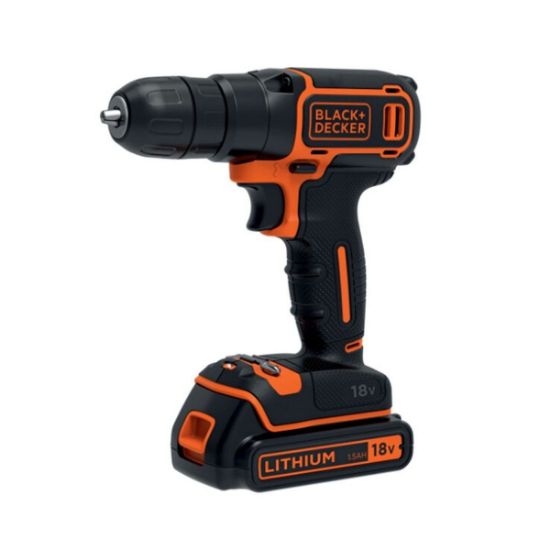 Black & Decker Δραπανοκατσάβιδο Μπαταρίας 18 V Li-Ion BDCD18-QW