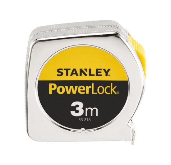 Stanley PowerLock Μετροταινία με Αυτόματη Επαναφορά 13mm x 3m©0-33-218