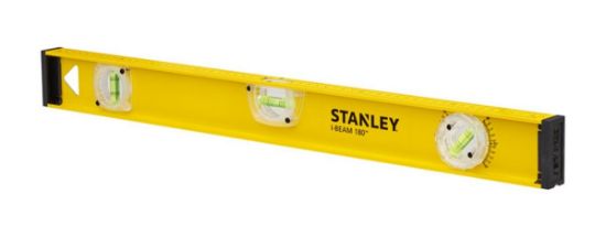 STANLEY Αλφάδι Αλουμινίου I-Beam 180 με 3 μάτια 60 cm (1-42-920)