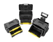 Stanley Τροχήλατος Πλαστικός Εργαλειοφόρος 3 Τμημάτων με Εργαλειοθήκη 1-79-206