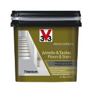 V33 Χρώμα Νερού Renovation Perfection Floors & Stairs Χρώμα Δαπέδων 0.75ml - TITANIUM SATIN