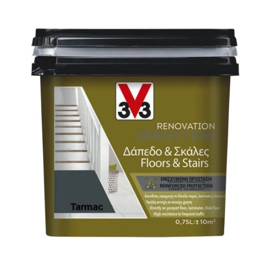 V33 Χρώμα Νερού Renovation Perfection Floors & Stairs Χρώμα Δαπέδων 0.75ml - TARMAK SATIN
