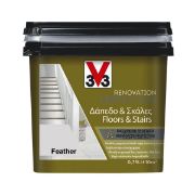 V33 Χρώμα Νερού Renovation Perfection Floors & Stairs Χρώμα Δαπέδων 0.75ml - FEATHER SATIN