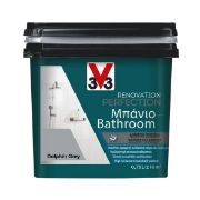 V33 Χρώμα Νερού Ανακαίνισης Renovation Perfection Bathroom 0,75L - Dolpin Grey Satin