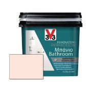V33 Χρώμα Νερού Ανακαίνισης Renovation Perfection Bathroom 0,75L - Powder Pink Satin