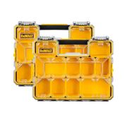 Dewalt Σετ Ταμπακιέρες 10 Θέσεων με Αφαιρούμενα Κουτιά Κίτρινα 2τμχ DWST83479-1