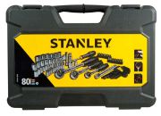Stanley Κασετινα με Καρυδακια 1/2', 1/4' και 3/8' 80 Τεμαχια (STHT0-73930)