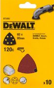 Dewalt Φύλλα Λείανσης Δέλτα 93x93mm 80G (10τμχ) DT3092-QZ