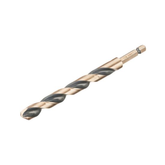 DeWalt Τρυπάνι Μετάλλου HSS-G Black & Gold 10mm 1/4" Hex DT20616-QZ