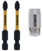 Dewalt Κρουστικές μύτες 2 x Pz2 και μαγνητικός υποδοχέας βίδας Screwlock DT70535T-QZ