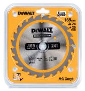 DeWALT Δίσκος Κοπης 165mm x 20mm x 24Δόντια (DT1949-QZ )
