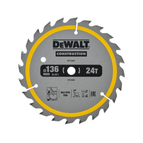 DeWalt Δίσκος Κοπής Multi-material 136mm 24 Δόντια DT1947-QZ