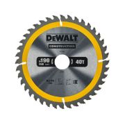 DEWALT Δίσκος Κοπής Ξύλου 190x30 mm 40 Δόντια DT1945-QZ