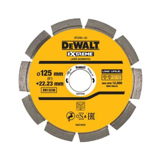 125MM HARD ΜΠΕΤΟΝ/ΓΡΑΝΙΤΗ ΛΕΙΖΕΡ W©DT3761-XJ