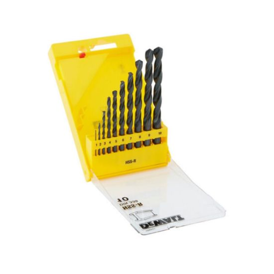 Dewalt Σετ Τρυπανιών Μετάλλου HSS-R 10τμχ – DT5911-QZ