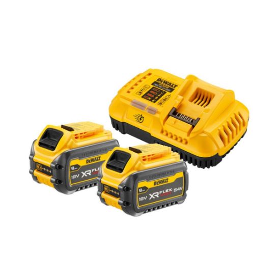 ΦΟΡΤΙΣΤΗΣ ΤΑΧΕΙΑΣ DCB118 FLEXVOLT 9.0Ah ΚΑΙ 2 ΜΠΑΤ