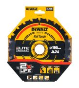 DEWALT Δίσκος κοπής για Ξύλο 190mm X 24 Δόντια (DT10304-QZ)