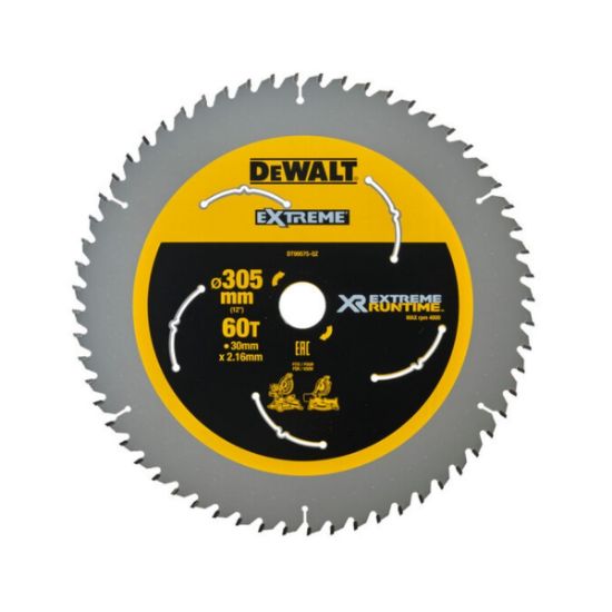 Dewalt Δίσκος Κοπής Ξύλου EXTREME XR 305mm 60 Δόντια DT99575-QZ