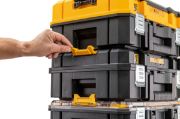 Dewalt TSTAK Εργαλειοθήκη Χειρός Πλαστική με Ταμπακιέρα και Αφρολέξ Π55xB37xΥ41cm (DWST83344-1)