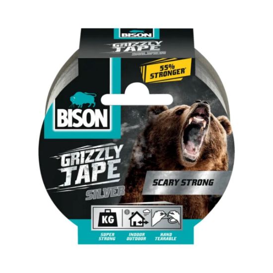 BISON GRIZZLY ΥΦΑΣΜ ΤΑΙΝΙΑ ΓΚΡΙ 033mmX10m NLG©