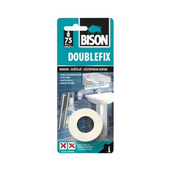 BISON DOUBLE FIIX 1,5mX19MM BL.NL12© ΤΑΙΝΙΑ ΔΙΠΛΗΣ