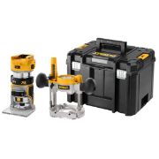 DeWalt Ρούτερ Βυθιζόμενο Μπαταρίας 18V XR Li-Ion Brushless (Solo) με Βαλίτσα TSTAK DCW604NT