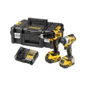 Dewalt Σετ Κρουστικό Δραπανοκατσάβιδο & Παλμικό Κατσαβίδι XR 18V (2x5.0Ah) σε Θήκη TSTAK – DCK2062P2T-QW