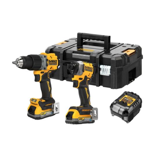 Dewalt Σετ Κρουστικό Δραπανοκατσάβιδο & Παλμικό Κατσαβίδι 18V Με Μπαταρίες και Θήκη (DCK2050E2T-QW)