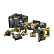 Dewalt Σετ 4 εργαλείων XR 18V Brushless (3x5,0Ah) σε Θήκη TSTAK DCK422P3T-QW