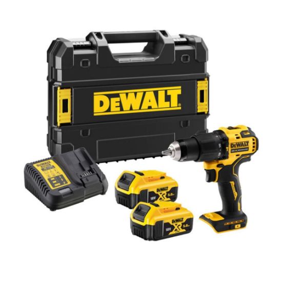 Dewalt Κρουστικό Δραπανοκατσάβιδο XR 18V σε Θήκη TSTAK (2x5Ah) DCD709P2T-QW
