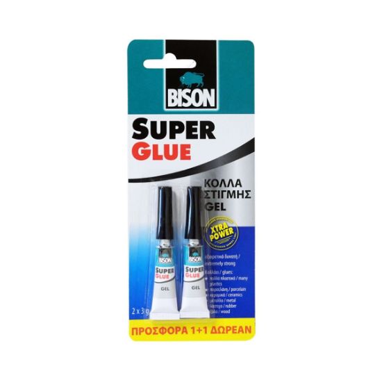 BISON ΚΟΛΛΑ SUPER GLUE GEL 3g1+1Δ CN24©
