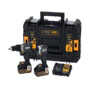 Dewalt McLaren Σετ Κρουστικό Δραπανοκατσάβιδο & Παλμικό Κατσαβίδι 18V (2x5Ah) DCK200MP2T-QW