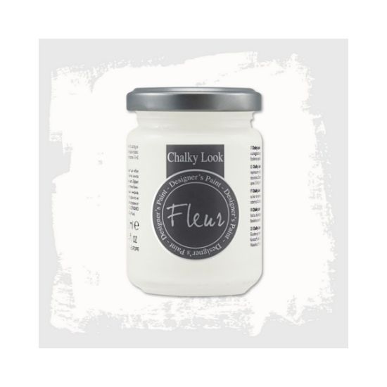 ΧΡΩΜΑ ΚΙΜΩΛΙΑΣ FLEUR CHALKY 130ml F01 TITANIUM WHITE©10-12001
