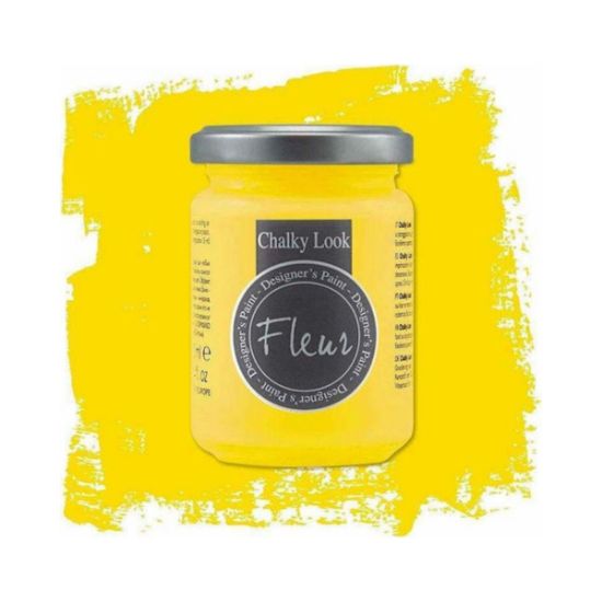 Fleur Χρώμα Κιμωλίας Chalky Look Primary Yellow 130ml – 12004