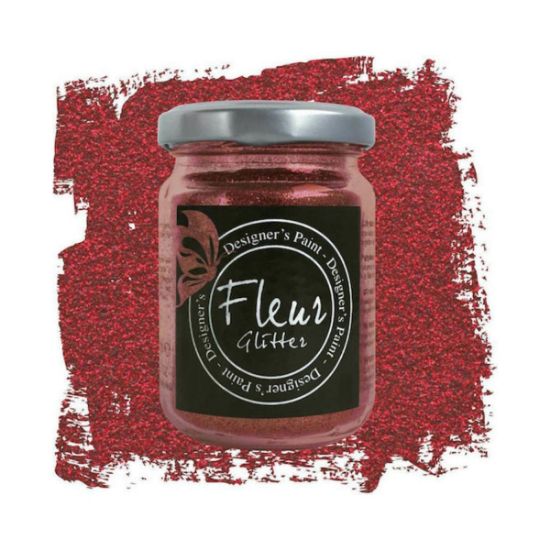 GLITTER FLEUR 90gr CHERRY RED/ ΚΟΚΚΙΝΟ©10-82256