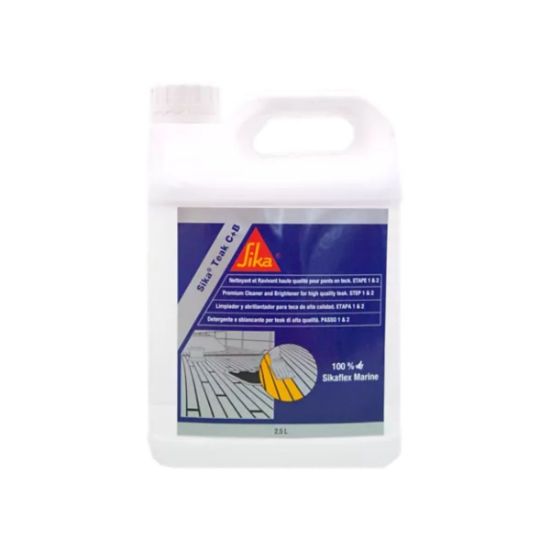 Sika Teak C+B – Καθαριστικό & Εκθαμβωτικό Ξύλινων Καταστρωμάτων 2,5 lt