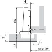 ΜEΝΤΕΣΕΣ ΜΕ ΦΡΕΝΟ BLUM 71B9550 ΓΙΑ ΠΟΡΤΑΚΙ 30mm-32mm©