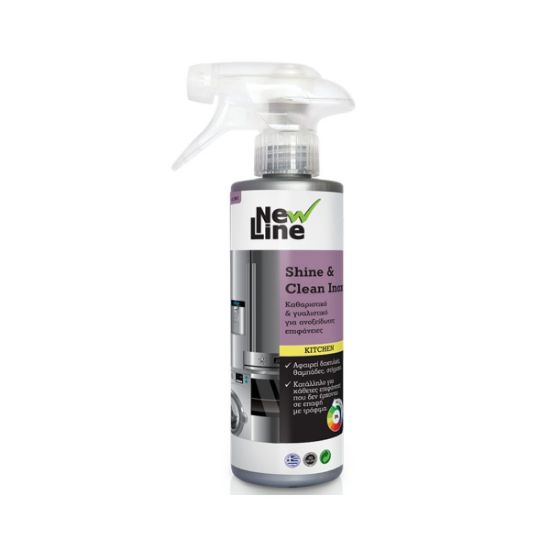 SHINE CLEAN INOX 350ML ΚΑΘΑΡΙΣΤΙΚΟ & ΓΥΑΛΙΣΤΙΚΟ©