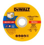 Dewalt Δίσκοι Κοπής Inox / Μετάλλου Φ125 mm 1,0 mm 50τεμ. DT20598-QZ