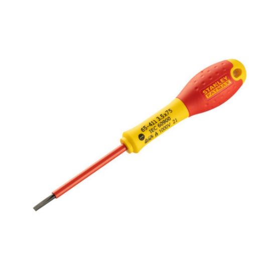 Εικόνα της Stanley Μονωμένο Κατσαβίδι FATMAX Ίσιο 3,5x75mm – 1-65-411