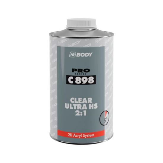 HB Body C898 Βερνίκι Επιφάνειας Άχρωμο 1lt (8980000001)