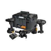 Dewalt McLaren Σετ 3 Εργαλείων Δραπανοκατσάβιδο, Τροχός & Μπουλονόκλειδο 18V XR (2x5 Ah) – DCK3222MP2T-QW