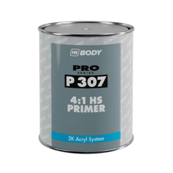 HB BODY P307 4:1 HS Filling Primer Grey – Ακρυλικό Αστάρι 2Κ Γκρί Υψηλών Στερεών 1 L