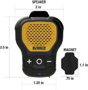Dewalt Φορητό Μαγνητικό Ηχείο Bluetooth Jobsite Micro – 190 1148 DWG