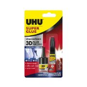Uhu Super Glue 3D Filler Γεμιστικό 9g + 3g - 7000730